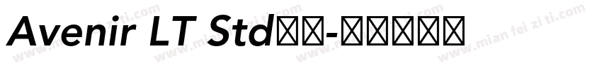 Avenir LT Std字体字体转换